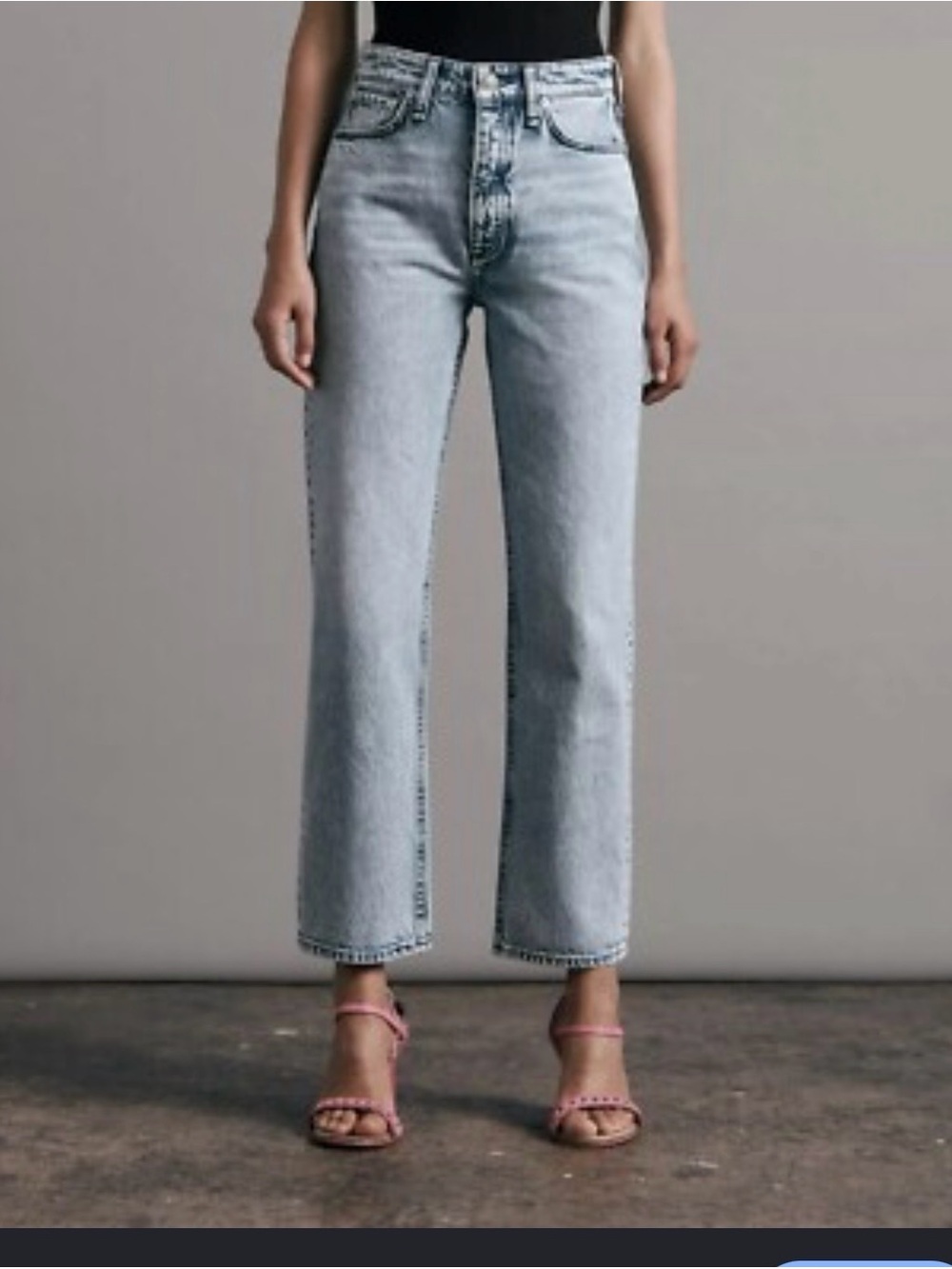 rag & bone Alex High-Rise Straight Leg Jeans